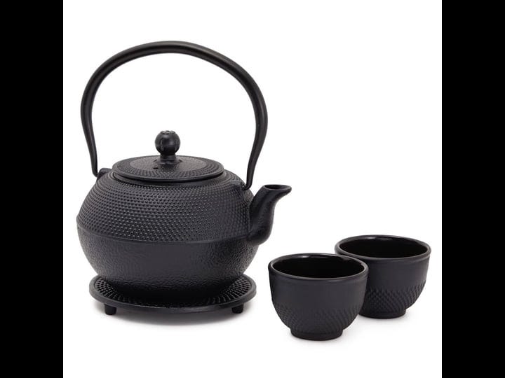 black-cast-iron-tea-kettle-set-for-2-contemporary-dutch-hobnail-design-with-trivet-two-cups-1200-ml-1
