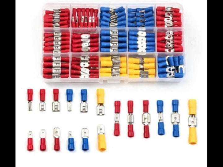 280pcs-assorted-crimp-spade-terminal-insulated-electrical-wire-connector-kit-set-tika-1