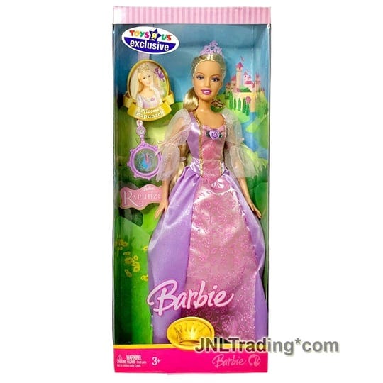 yr-2007-barbie-princess-11-doll-caucasian-rapunzel-l6760-with-tiara-necklace-1