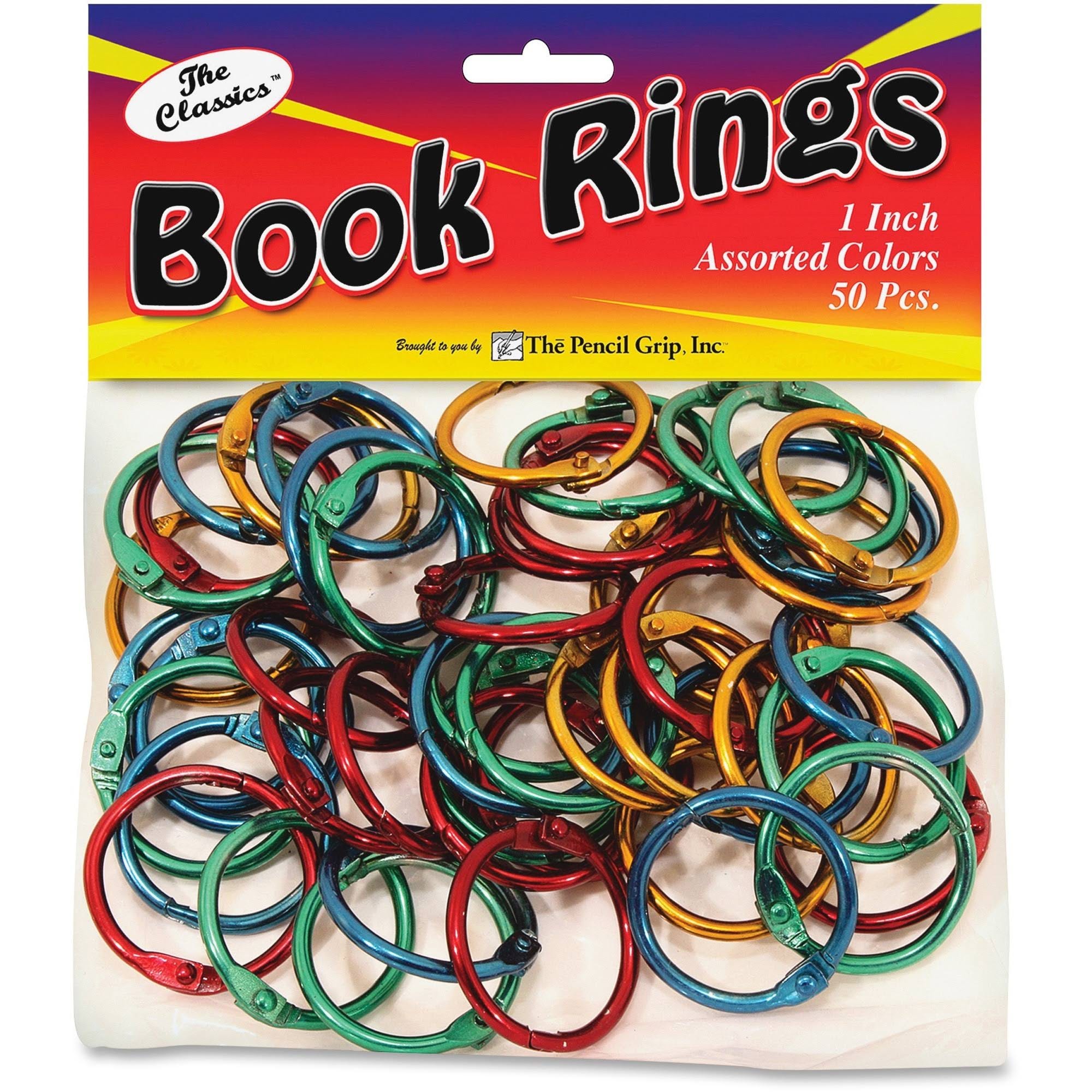 Pencil Grip Book Rings: Assorted Colors | Image