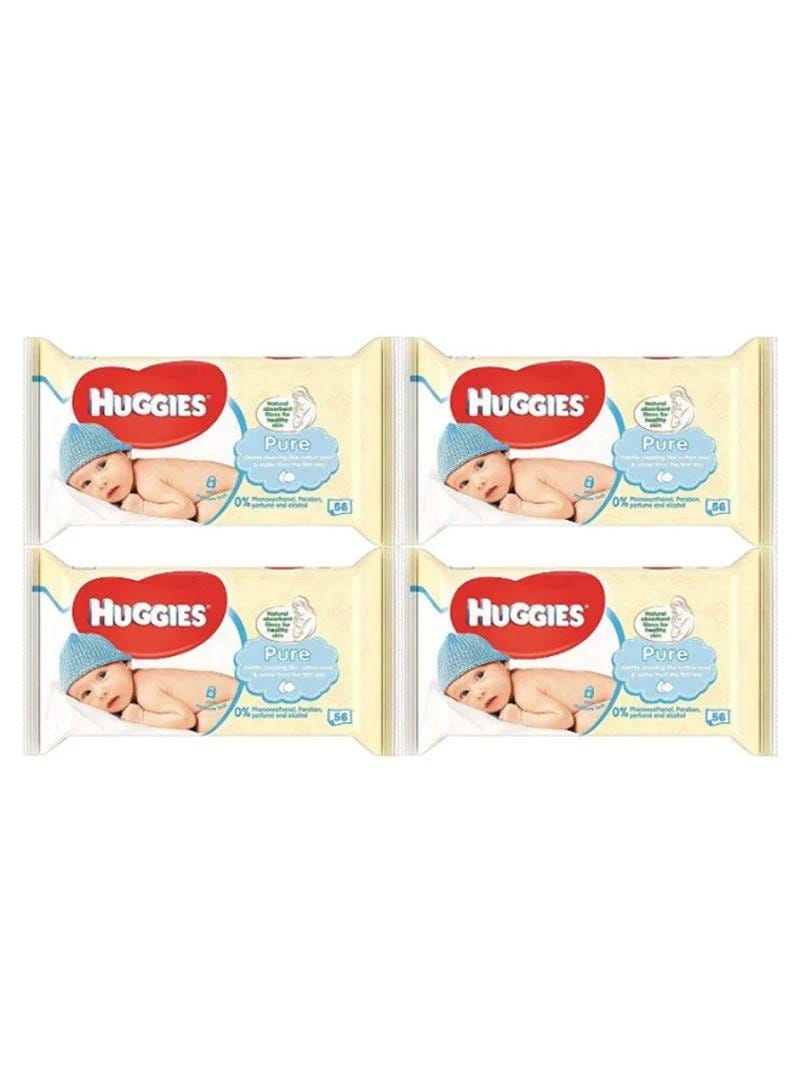 Huggies Pure Baby Wipes: Gently Cleaning with 99% Pure Water and No Fragrance | Image