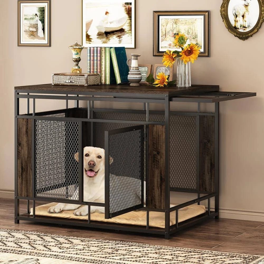 Comfortable Extra Large Dog Crate for Medium to Large Pets | Image