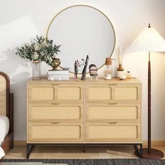 hoomhibiu-6-drawers-rattan-dresser-mid-century-modern-dresser-chest-of-drawers-with-wide-drawers-gol-1