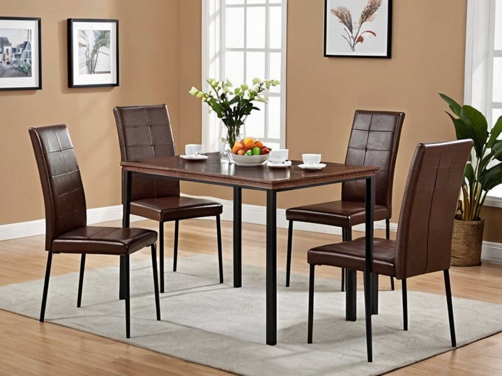 Brown-Faux-Leather-Kitchen-Dining-Chairs-3