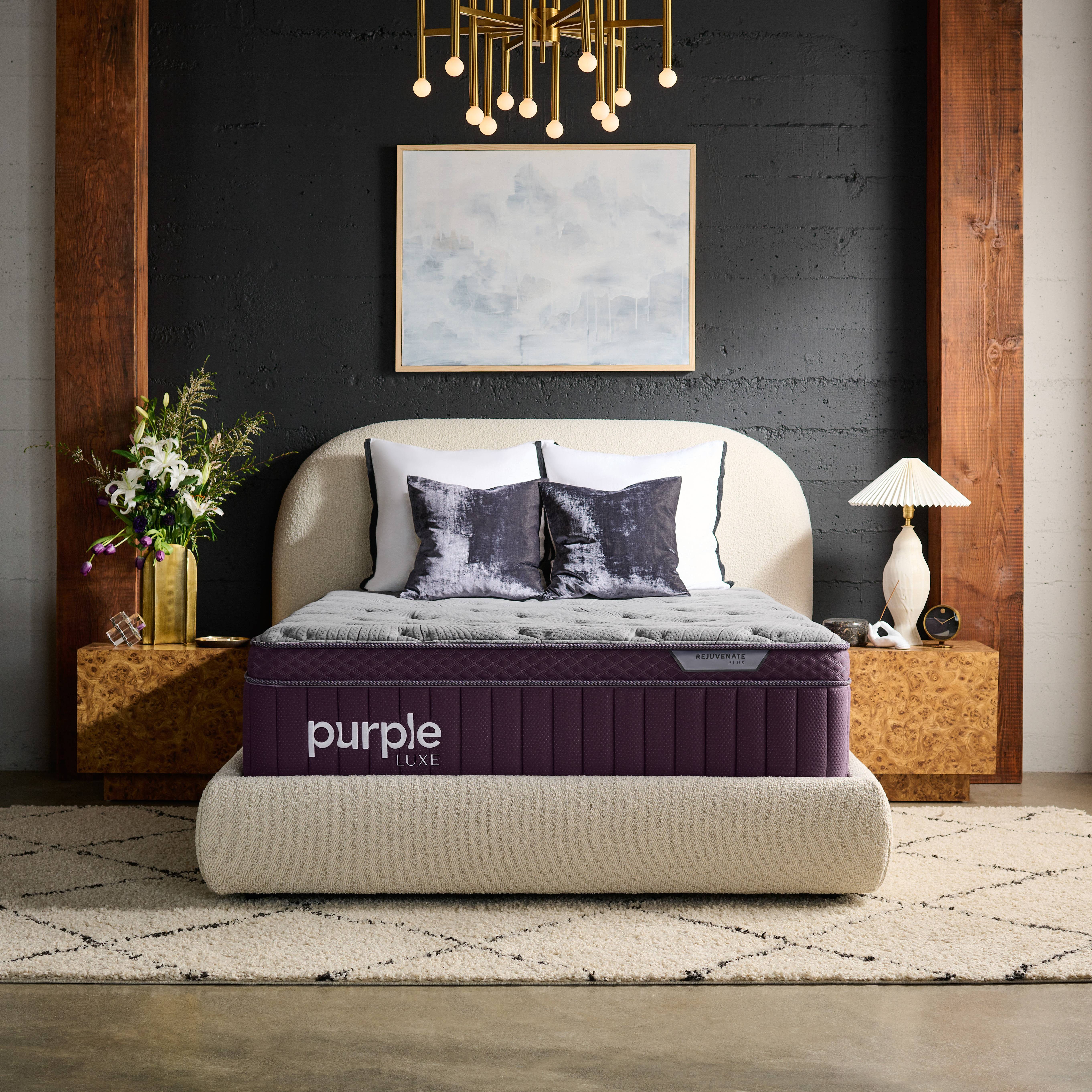 Purple RejuvenatePlus Plush Hybrid Queen Mattress | Image