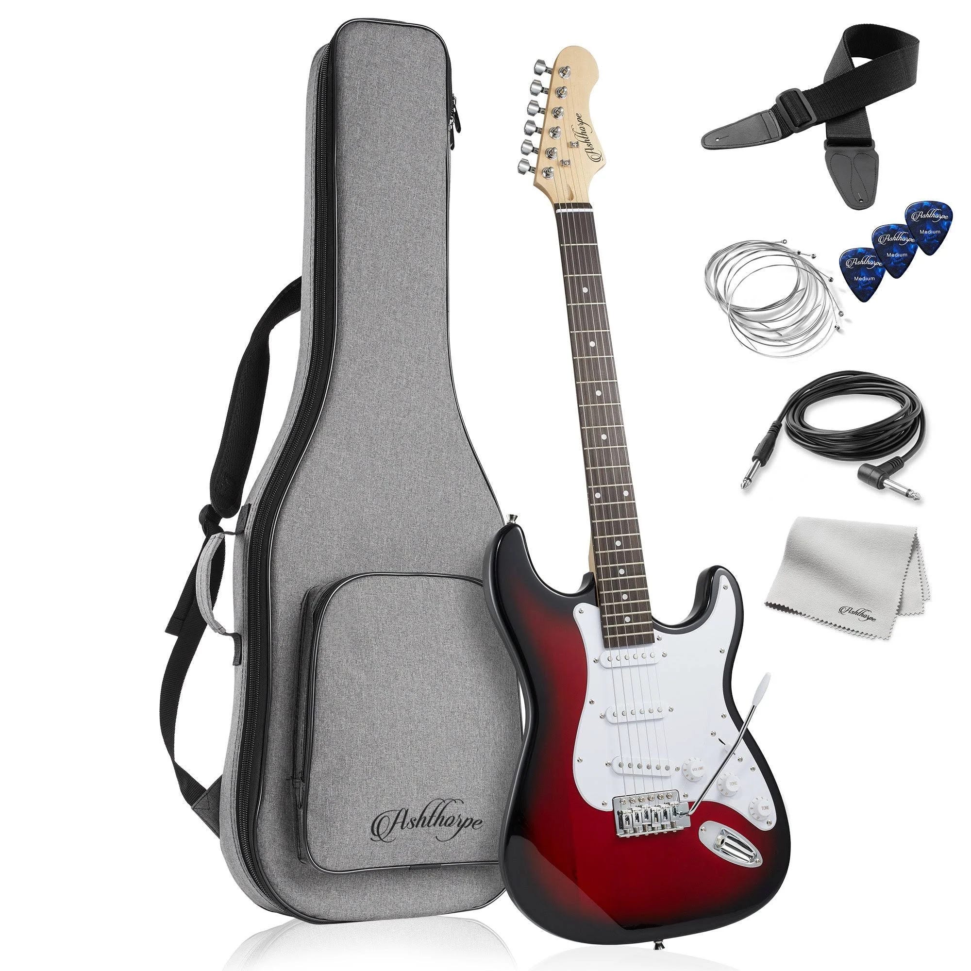 Ashthorpe 39-Inch Electric Guitar, Perfect for Small Spaces | Image