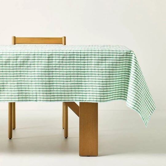 60x84-checkered-plaid-wipeable-rectangular-tablecloth-cream-light-blue-green-hearth-hand-with-magnol-1