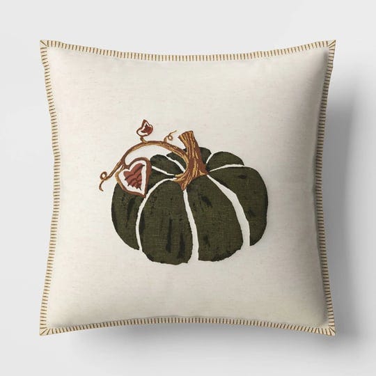 printed-pumpkin-with-blanket-stitch-edge-square-throw-pillow-light-beige-threshold-1