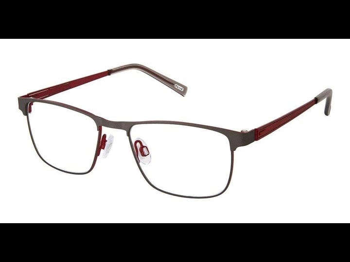 kliik-denmark-k-732-metal-mens-eyeglasses-m203-charcoal-red-1