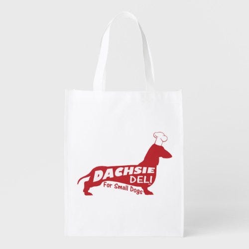 Dachsie Deli Grocery Bag