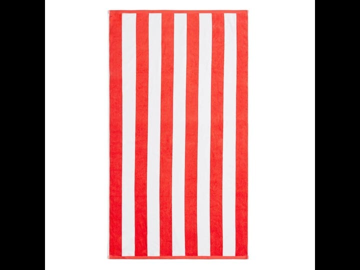 kassatex-cabana-stripe-beach-towel-coral-1