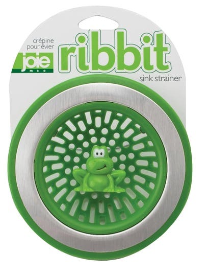 joie-ribbit-frog-green-sink-strainer-1