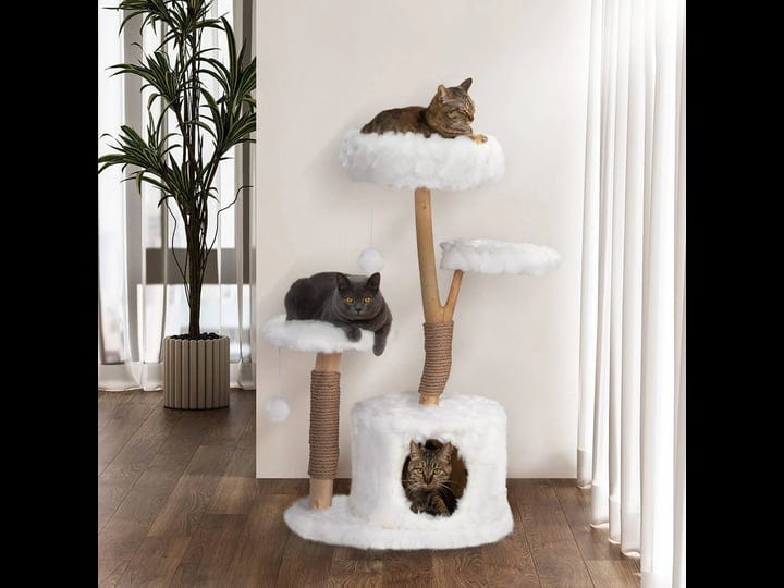 coziwow-42-in-modern-wooden-cat-tree-condo-with-real-natural-branch-white-1