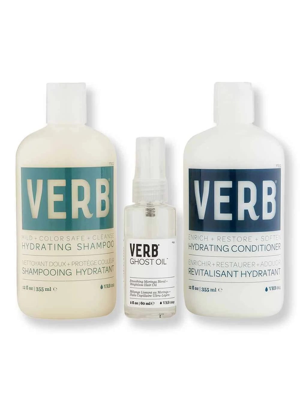 Verb Hydrating Shampoo & Conditioner Set and Ghost Oil Combo | Image