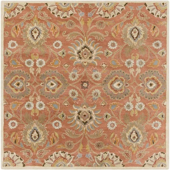 arden-floral-handmade-tufted-wool-burnt-orange-area-rug-birch-lane-rug-size-square-5