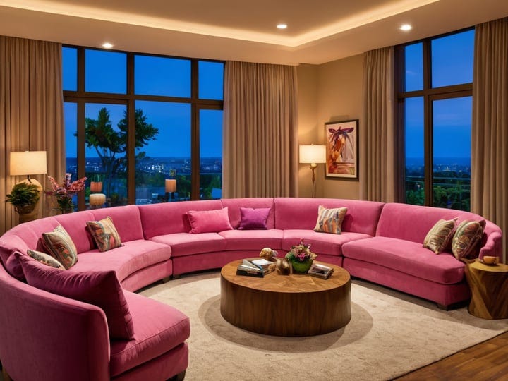 Curved-Pink-Sofas-5