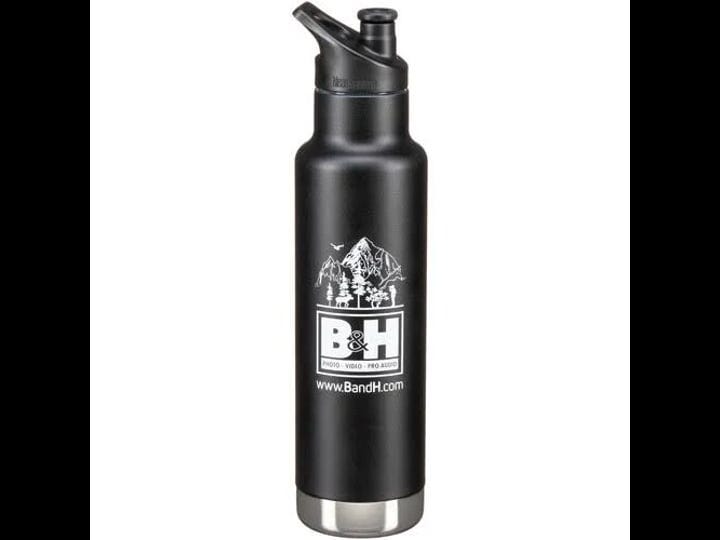 klean-kanteen-insulated-classic-water-bottle-with-bh-logo-25-oz-matte-black-bottles-1009566