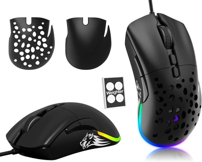 wired-ultralight-drag-clicking-pc-gaming-mouse-with-side-buttons-rgb-backlit-honeycomb-with-weight-t-1