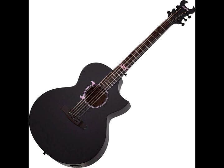 schecter-machine-gun-kelly-acoustic-electric-guitar-satin-black-1