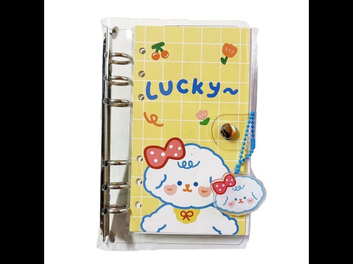 6-rings-binder-notebook-journal-diary-cute-cover-scrapbook-school-notebook-yellow-1