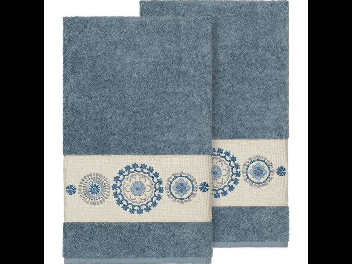 linum-home-textiles-isabelle-2-piece-embellished-bath-towel-set-teal-cotton-1