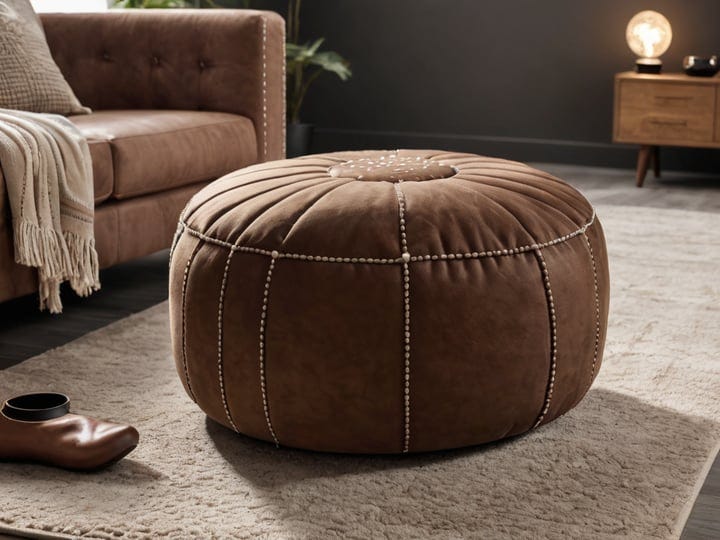 Brown-Microfiber-Ottomans-Poufs-6