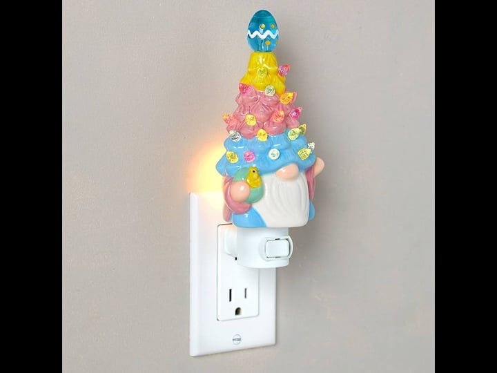 ceramic-night-light-easter-gnome-tree-plug-in-light-for-hallway-or-bedroom-1
