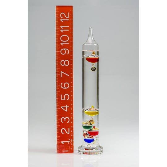 bel-art-62000-0800-h-b-durac-galileo-thermometer-18-to-26c-64-to-80f-5-spheres-11-in-1