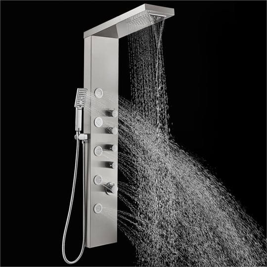 rovogo-shower-panel-tower-rainfall-waterfall-shower-head-5-body-jets-and-3-function-handheld-shower--1