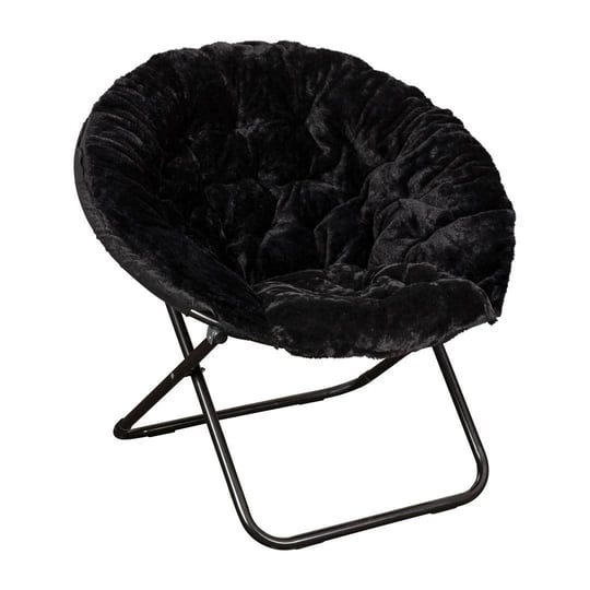 gwen-35-75-oversize-portable-faux-fur-folding-saucer-moon-chair-willa-arlo-interiors-fabric-black-po-1