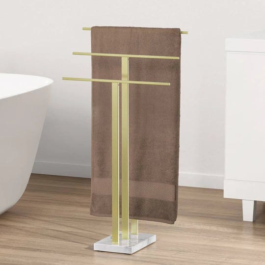 kes-bth434s3wf-bz-freestanding-towel-rack-3-tier-stand-with-marble-base-for-bathroom-sus-304-stainle-1