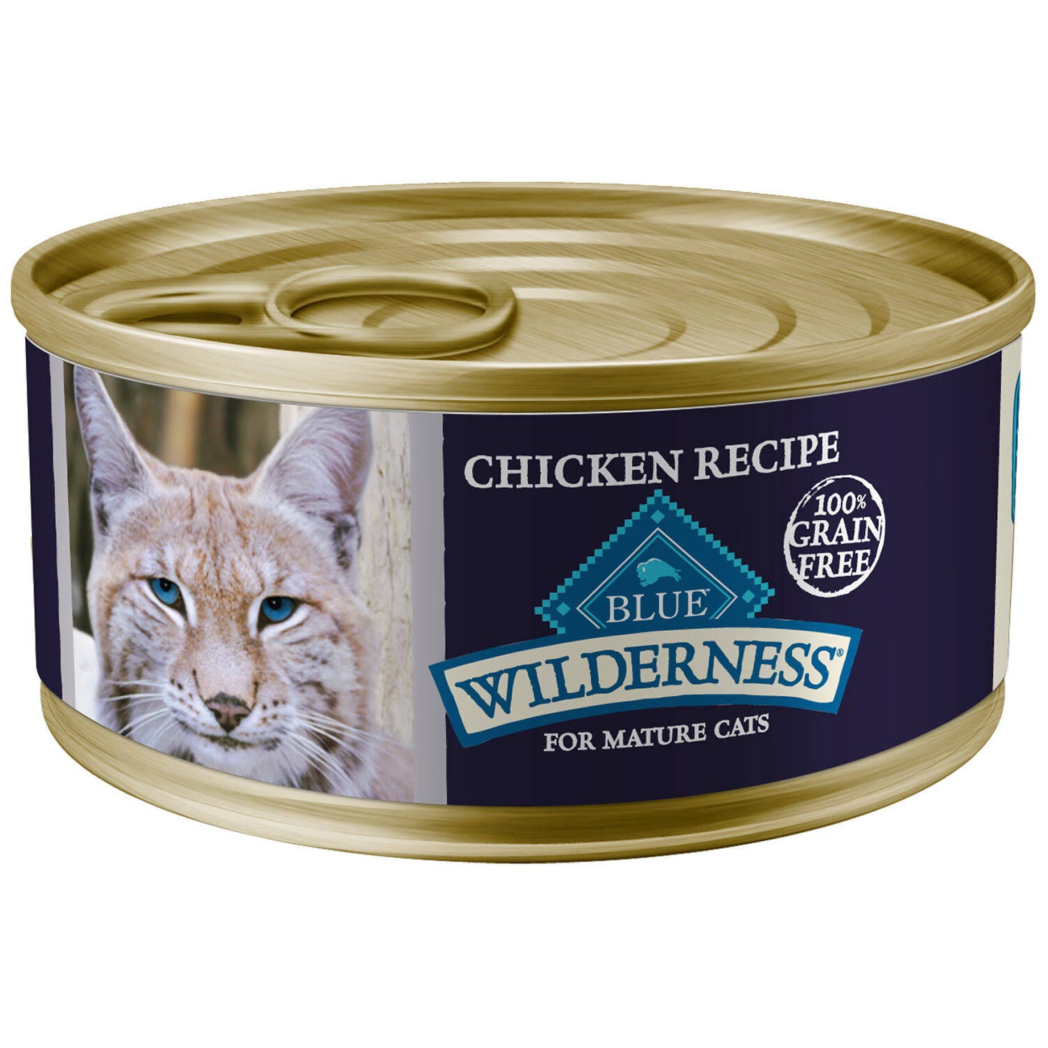 Premium grain-free canned cat food for mature cats | Image