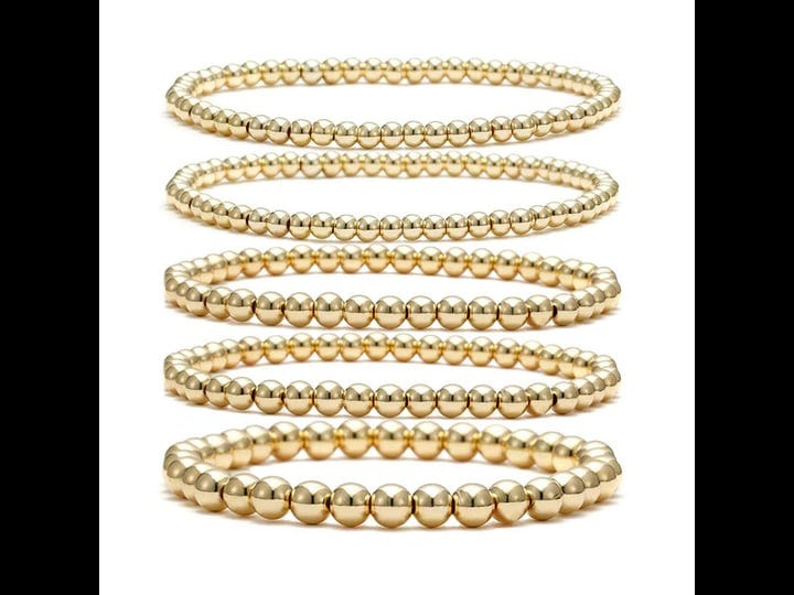 beaded-bracelet-for-women-stack-14-k-real-gold-ball-beads-bracelet-elastic-string-friendship-bracele-1