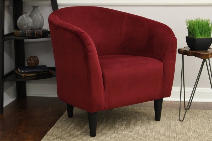 mainstays-microfiber-tub-accent-chair-berry-red-1