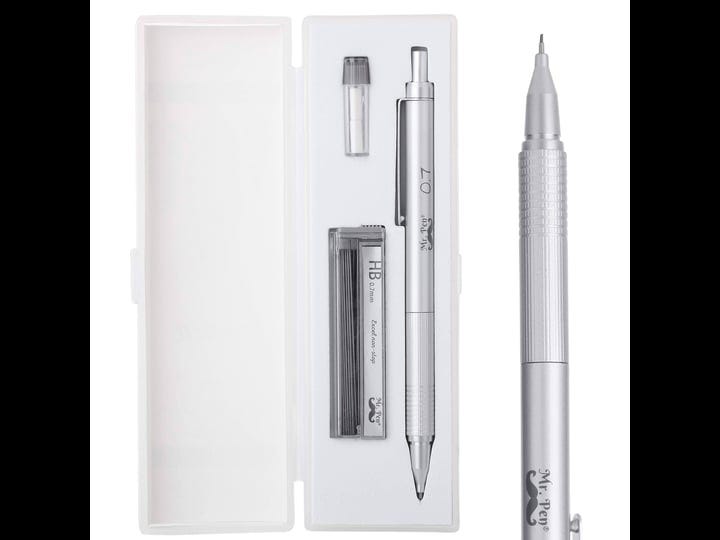 mr-pen-mechanical-pencils-0-7-metal-mechanical-pencils-drawing-mechanical-pencils-gray-mechanical-pe-1