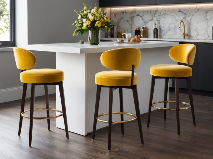 Velvet-Yellow-Bar-Stools-Counter-Stools-6