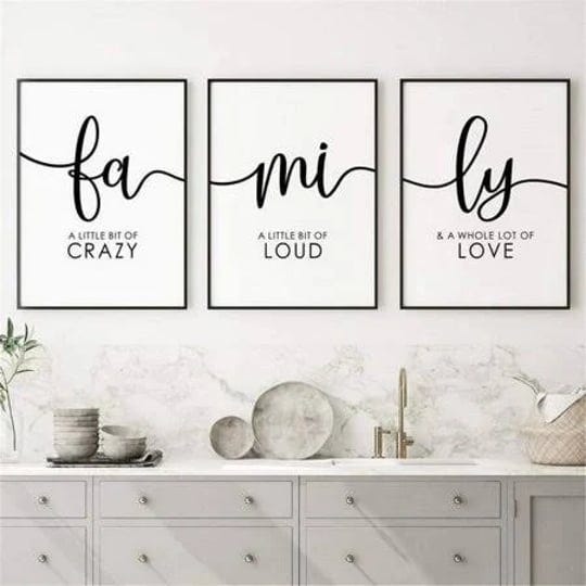 3-pieces-framed-wall-art-family-a-little-bit-of-crazy-sign-poster-prints-love-quote-canvas-painting--1