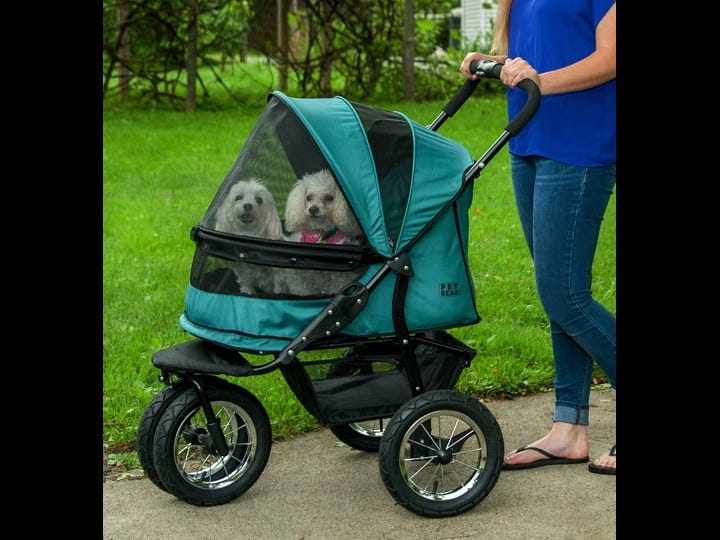 pet-gear-no-zip-double-pet-stroller-zipperless-entry-for-single-or-multiple-dogscats-plush-pad-weath-1