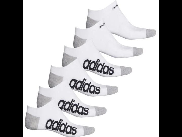 adidas-superlite-linear-no-show-socks-for-men-white-black-grey-size-large-stretchy-fabric-1