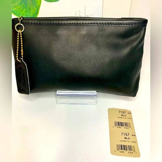 coach-bags-vintage-coach-black-leather-cosmetic-case-7167-extremely-rare-to-find-nwt-color-black-siz-1