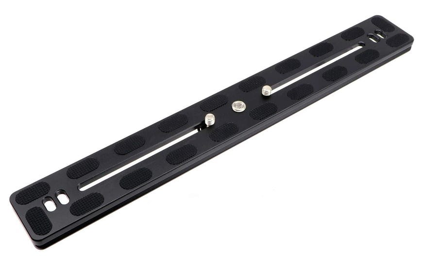 hithut-pu-300-300mm-universal-lengthened-quick-release-plate-slide-rail-with-d-ring-screw-for-tripod-1