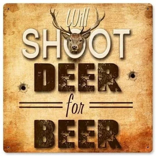 deer-for-beer-vintage-sign-made-in-the-usa-with-heavy-gauge-steel-1