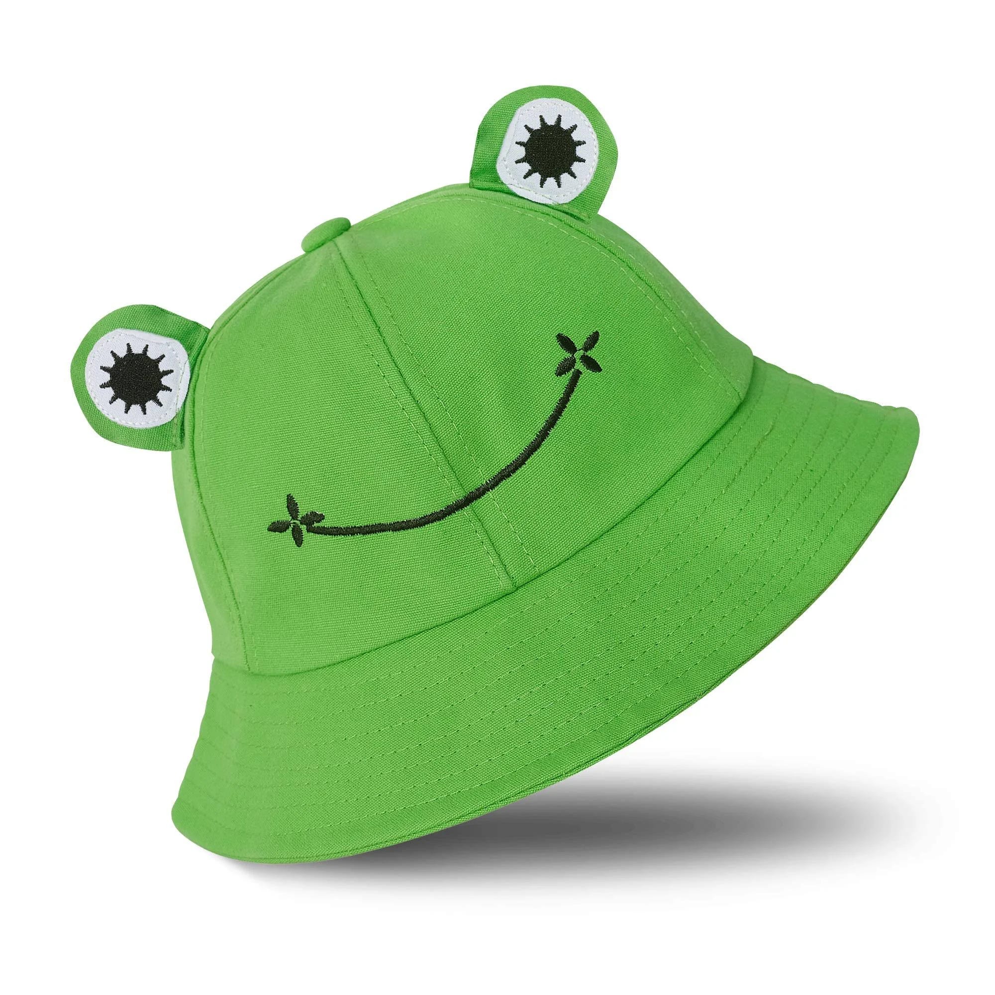 Stylish Cotton Frog Fishing Hat for Men and Women | Image