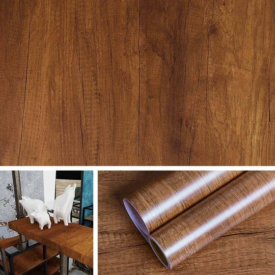 livelynine-brown-wood-contact-paper-waterproof-kitchen-cabinet-wallpaper-peel-and-stick-wood-sticker-1