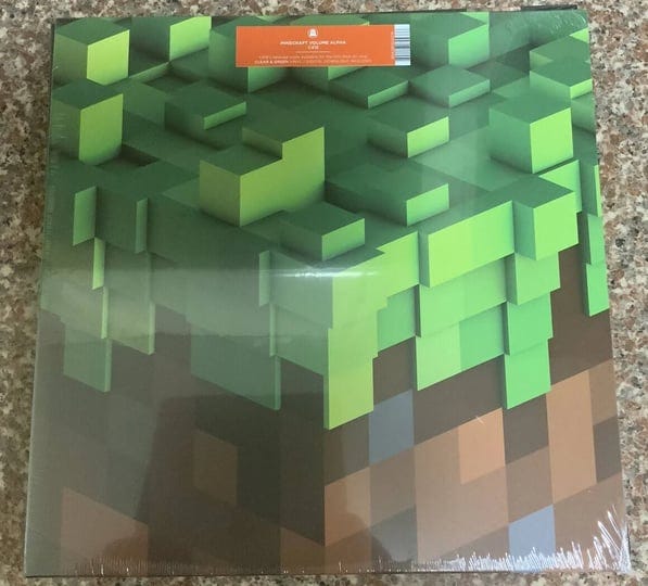 c418-minecraft-volume-alpha-green-clear-vinyl-lp-1