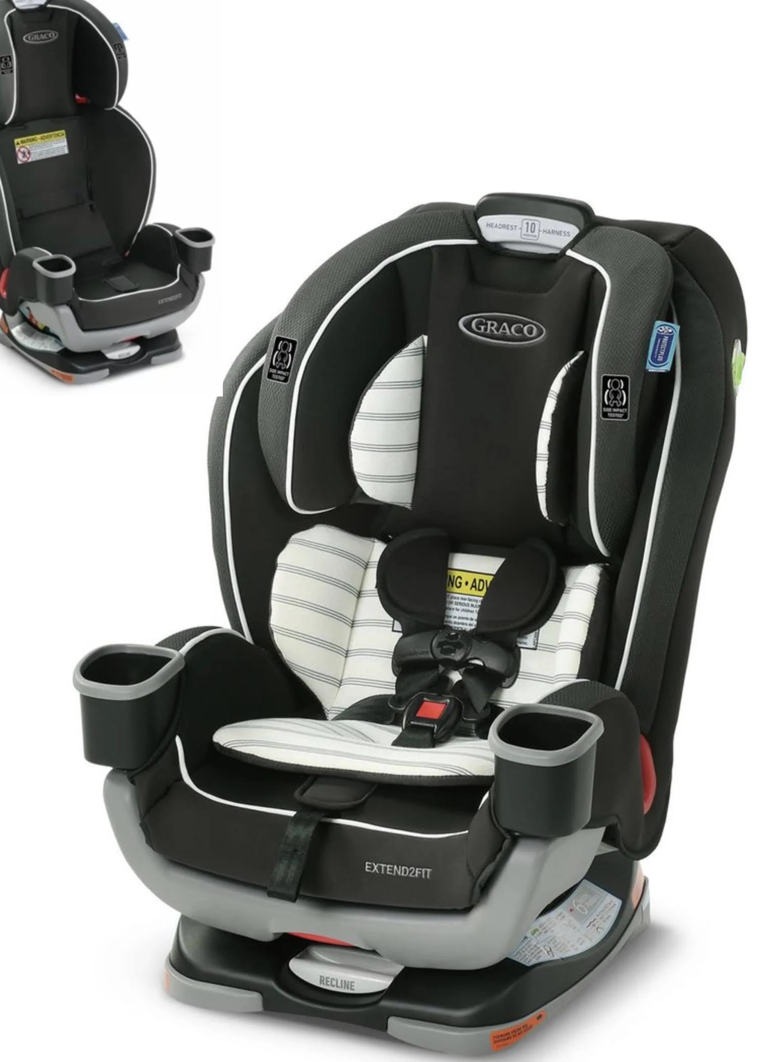 Graco Extend2Fit 3-in-1 Car Seat: Growing with Your Child - Rear-facing to Front-facing | Image