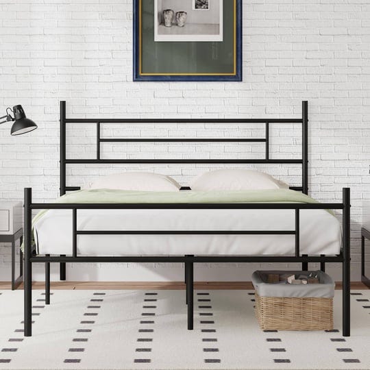 novilla-queen-bed-frame-with-headboard-and-footboard-14-inch-metal-platform-bed-frame-under-bed-stor-1