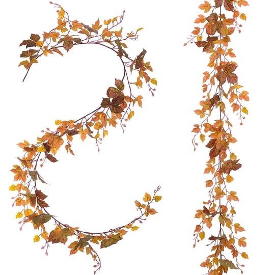 lvydec-2-pack-fall-maple-leaf-garland-6-5ft-piece-artificial-fall-foliage-garland-thanksgiving-decor-1