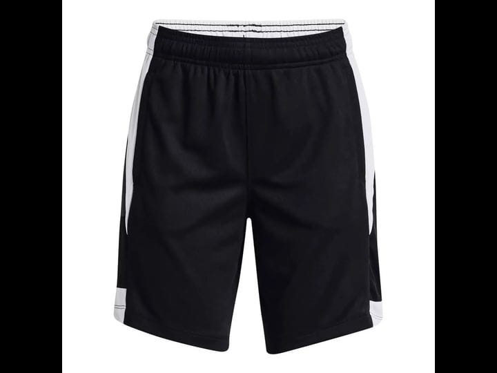 under-armour-girls-baseline-shorts-medium-black-white-1