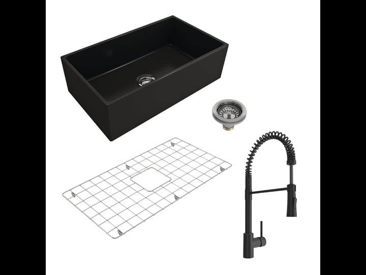 bocchi-contempo-matte-black-fireclay-33-in-single-bowl-farmhouse-apron-front-kitchen-sink-with-fauce-1